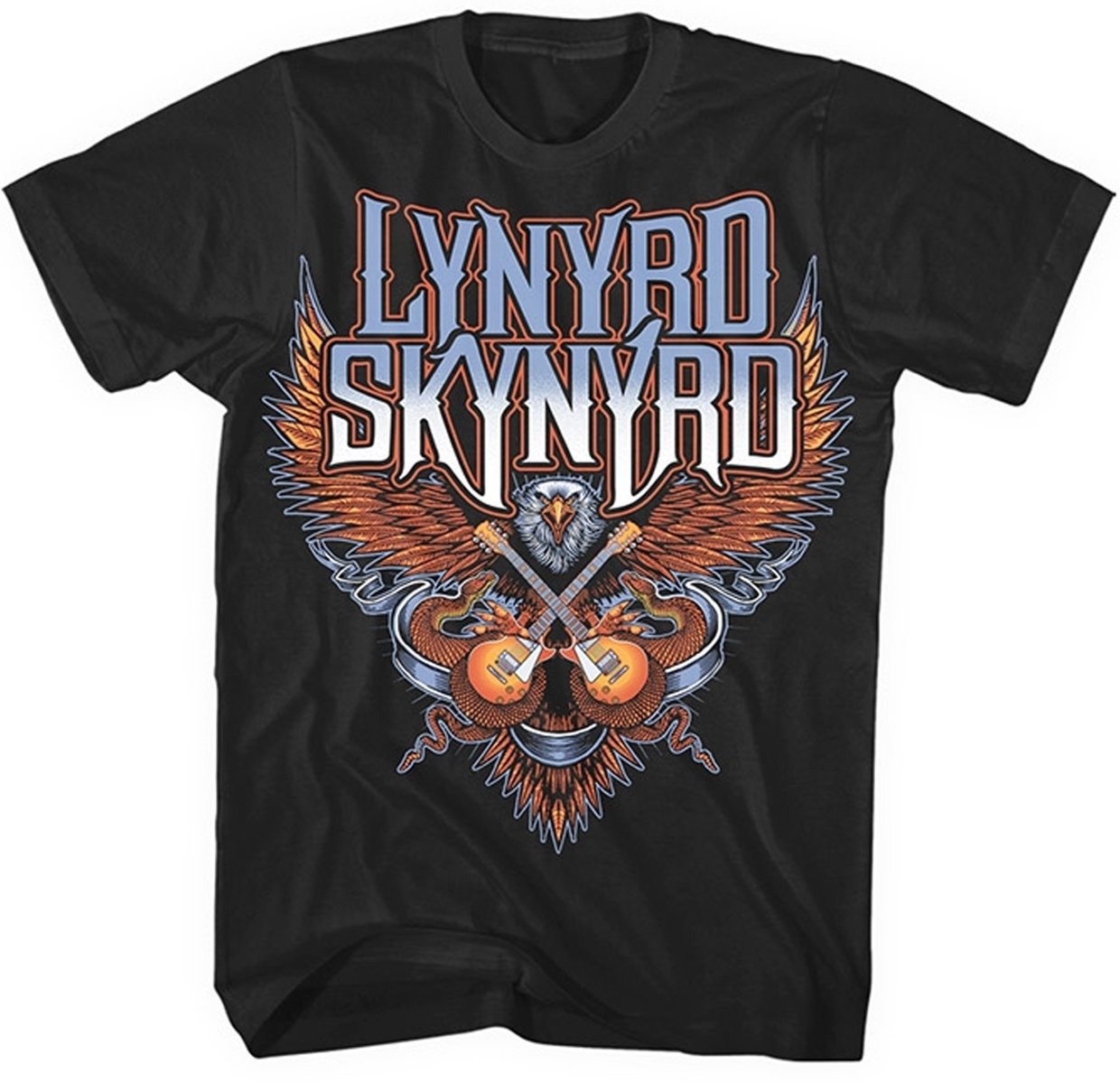 Koszulka Lynyrd Skynyrd Crossed Guitars Black XL Koszulka