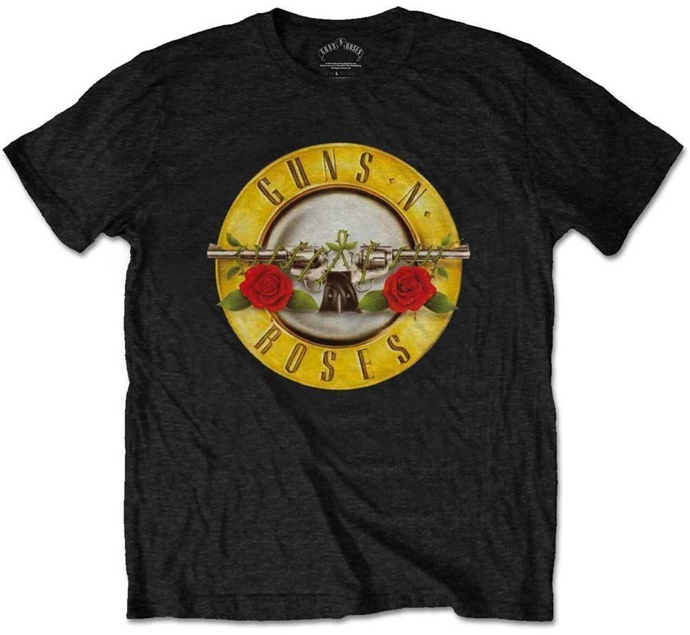 T-Shirt Guns N' Roses T-Shirt Classic Logo Black L