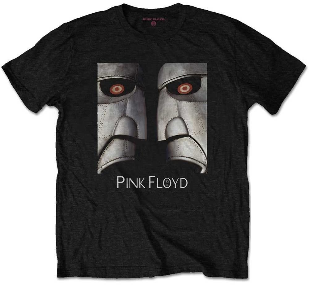 T-Shirt Pink Floyd T-Shirt Metal Heads Close-Up Unisex Black L