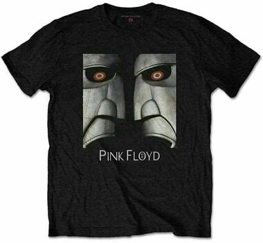 T-Shirt Pink Floyd T-Shirt Metal Heads Close-Up Black L - 1
