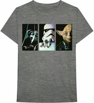 T-Shirt Star Wars T-Shirt Tri VHS Art Unisex Grey S - 1