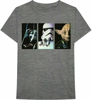 T-Shirt Star Wars T-Shirt Tri VHS Art Unisex Grey 2XL - 1