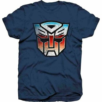 Camiseta de manga corta Hasbro Camiseta de manga corta Transformers Autobot Shield Navy Blue S - 1