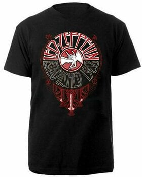 T-Shirt Led Zeppelin T-Shirt Deco Circle Black M - 1