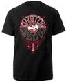 Led Zeppelin Deco Circle Black M T-Shirt
