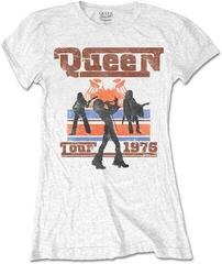 T-Shirt Queen T-Shirt 1976 Tour Silhouettes Womens White 2XL