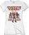 T-Shirt Queen T-Shirt 1976 Tour Silhouettes Damen White 2XL