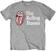 T-shirt The Rolling Stones T-shirt Scratched Logo Unisex Gris L