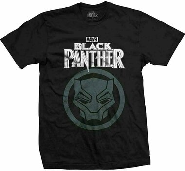 T-Shirt Marvel Comics Black Panther Big Icon Black L T-Shirt - 1