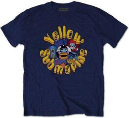 T-Shirt The Beatles Yellow Submarine Baddies Navy Blue