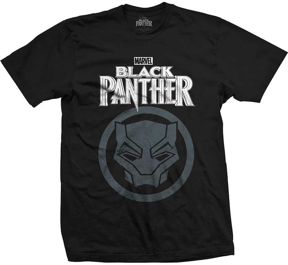 Tričko Marvel Tričko Comics Black Panther Big Icon Černá 2XL