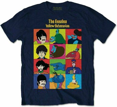 Shirt The Beatles Shirt Yellow Submarine Characters Navy Blue L - 1