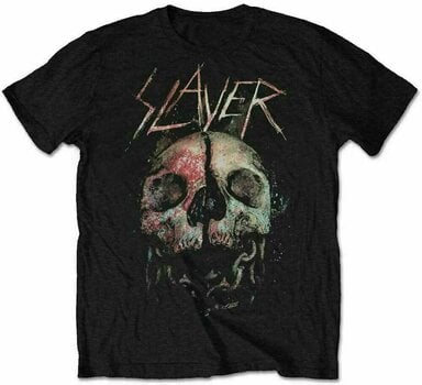 T-shirt Slayer T-shirt Cleaved Skull Black L - 1