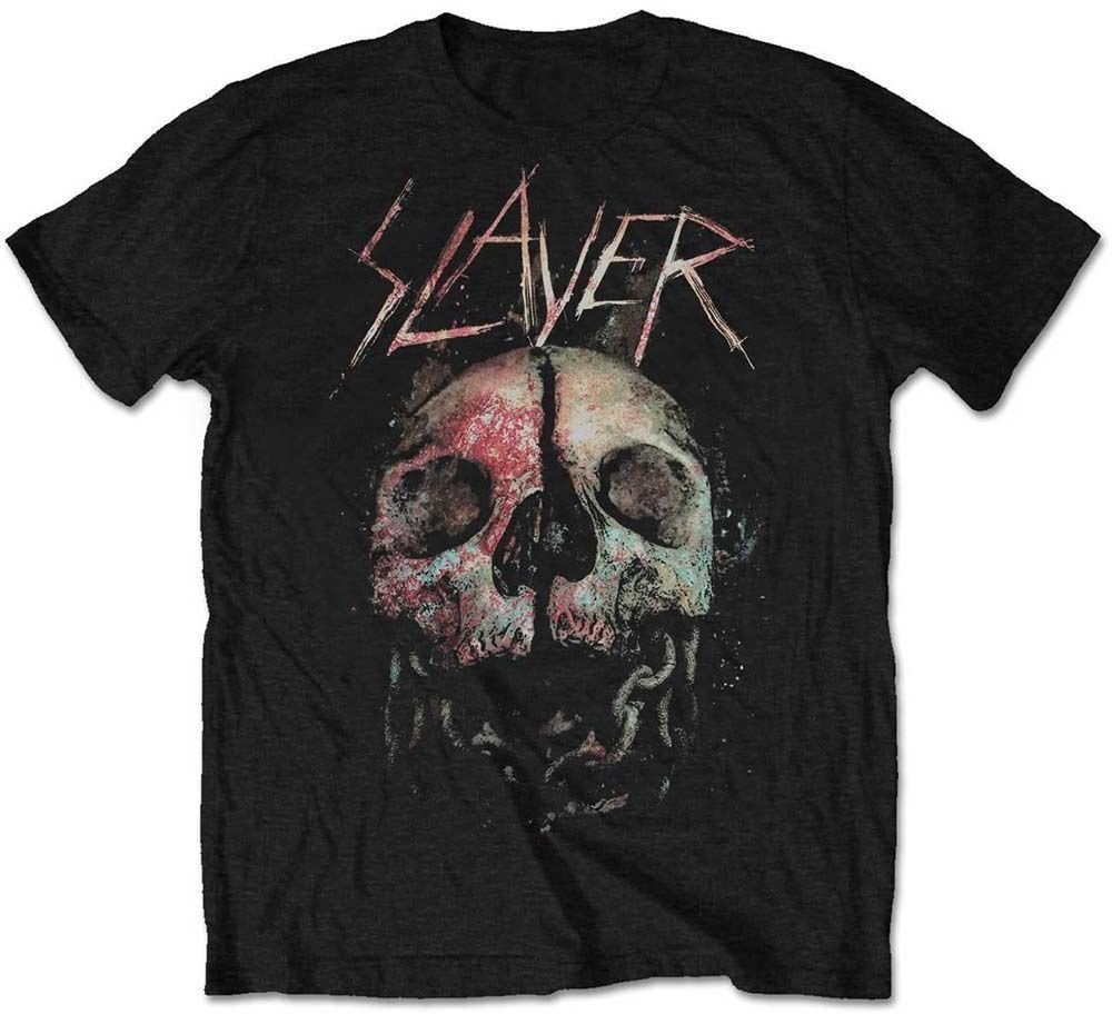 Shirt Slayer Shirt Cleaved Skull Unisex Black S