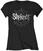 T-Shirt Slipknot Logo Star Womens Black L T-Shirt