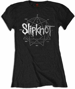 T-shirt Slipknot T-shirt Logo Star (Diamante) Feminino Preto XL - 1