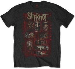 T-Shirt Slipknot Sketch Boxes Black 2XL T-Shirt