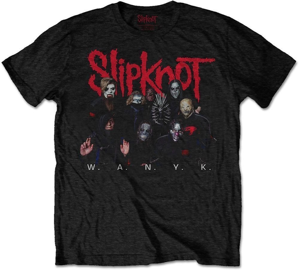 Shirt Slipknot Shirt WANYK Logo Unisex Zwart L