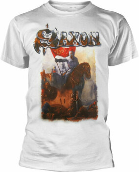 T-Shirt Saxon T-Shirt Crusader White M - 1