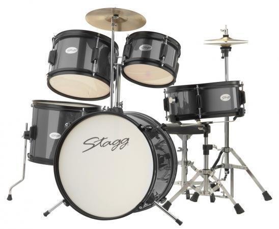 Akustik-Drumset Stagg TIMJR5-16 Black
