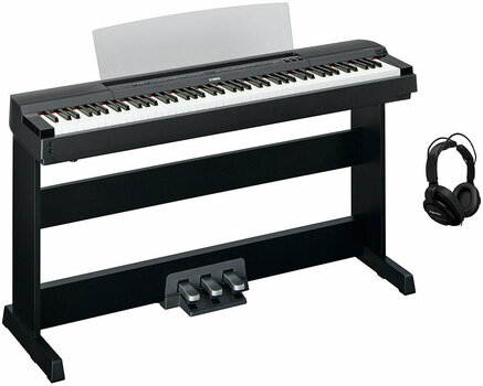 Piano digital de palco Yamaha P-255 BK SET Piano digital de palco - 1