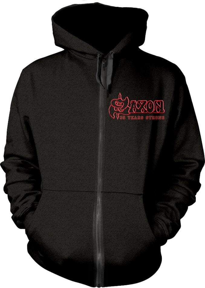 Hoodie Saxon Hoodie Strong Arm Of The Law Black XL