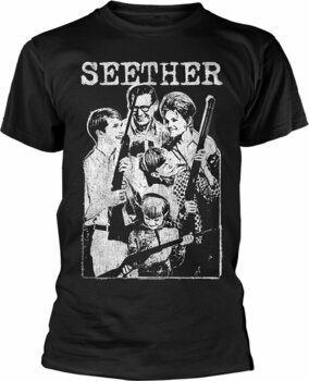 T-shirt Seether T-shirt Happy Family Homme Black M - 1