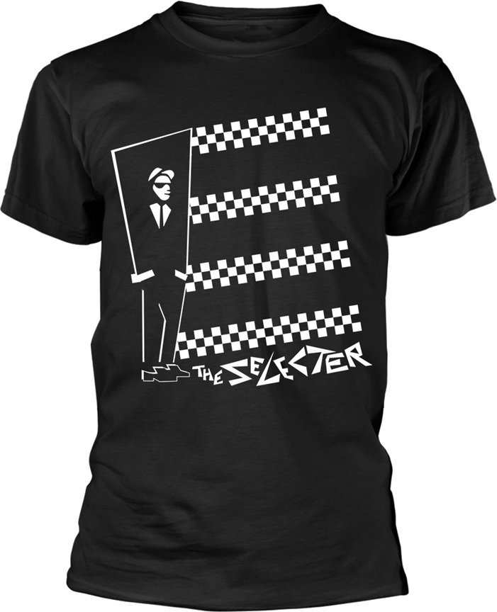 Shirt The Selecter Shirt Two Tone Stripes Heren Black S