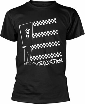 Skjorte The Selecter Skjorte Two Tone Stripes Black S - 1