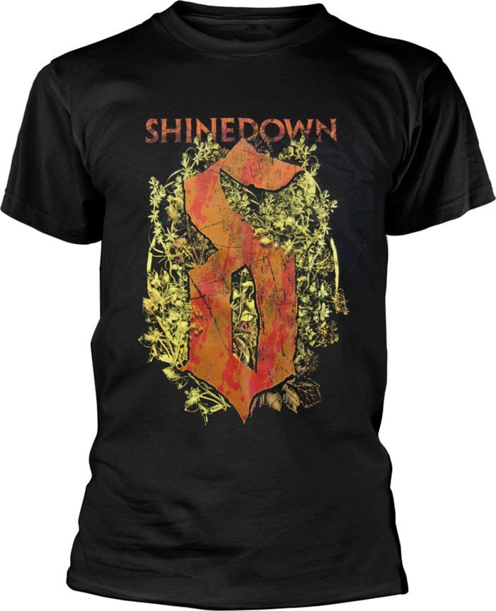 Shirt Shinedown Shirt Overgrown Heren Black M