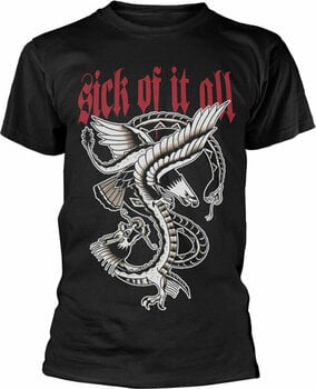 Риза Sick Of It All Риза Eagle Мъжки Black XL - 1
