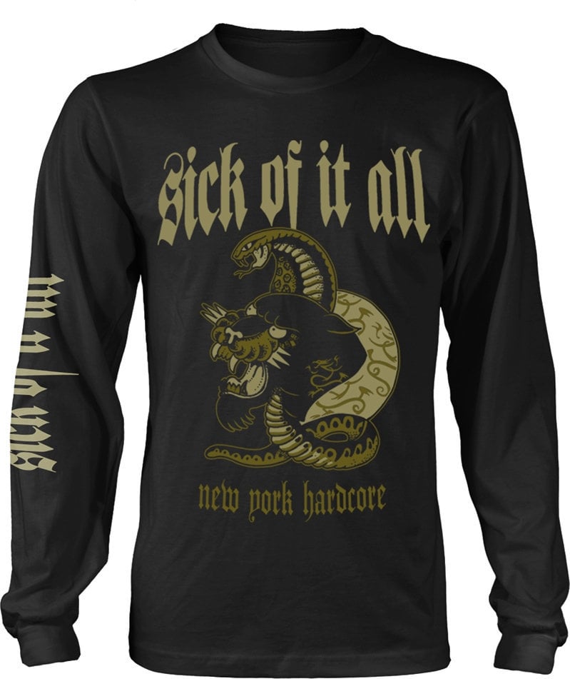 T-Shirt Sick Of It All T-Shirt Panther Male Black M