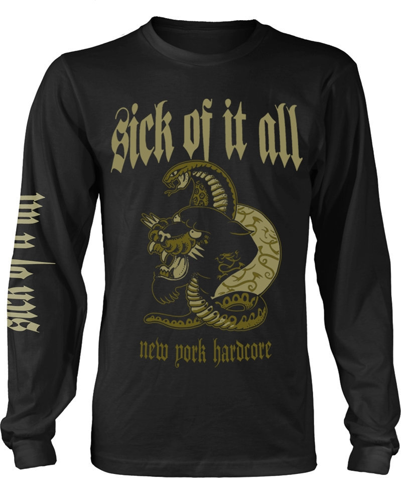 T-Shirt Sick Of It All T-Shirt Panther Male Black L