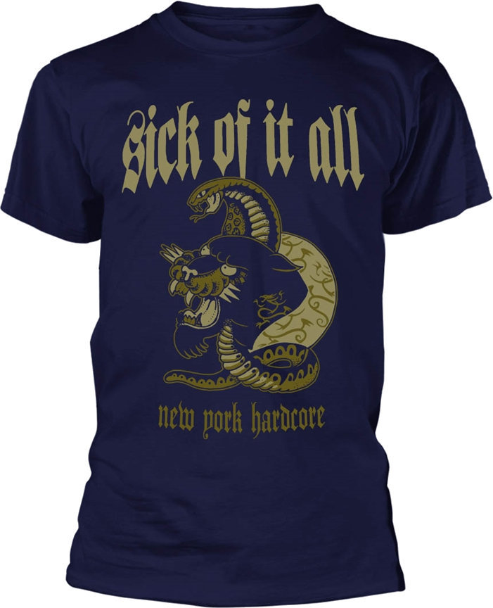 T-shirt Sick Of It All T-shirt Panther Masculino Navy S