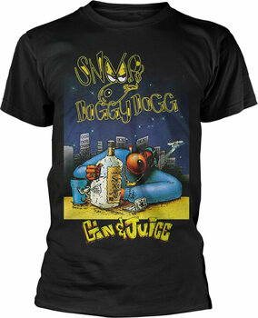 T-shirt Snoop Dogg T-shirt Gin And Juice Homme Noir M - 1