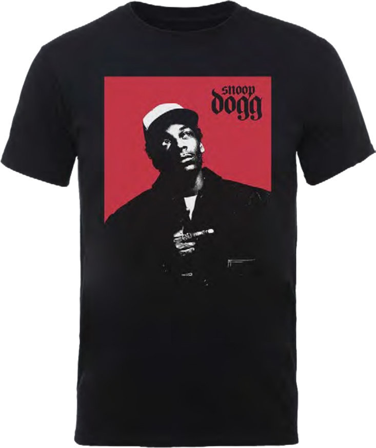 T-Shirt Snoop Dogg T-Shirt Red Square Black L