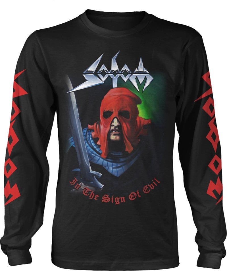 T-Shirt Sodom T-Shirt In The Sign Of Evil Male Black S