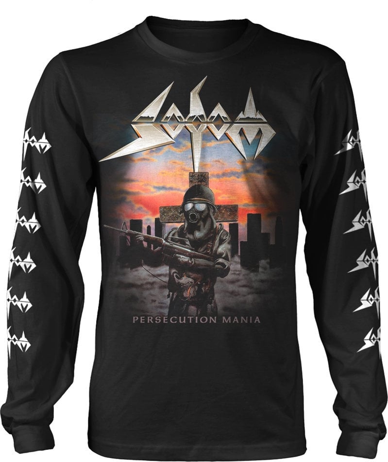 T-shirt Sodom T-shirt Persecution Mania Masculino Black S