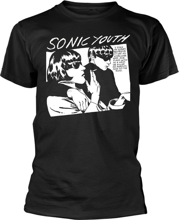 Skjorte Sonic Youth Skjorte Goo Album Cover Black S