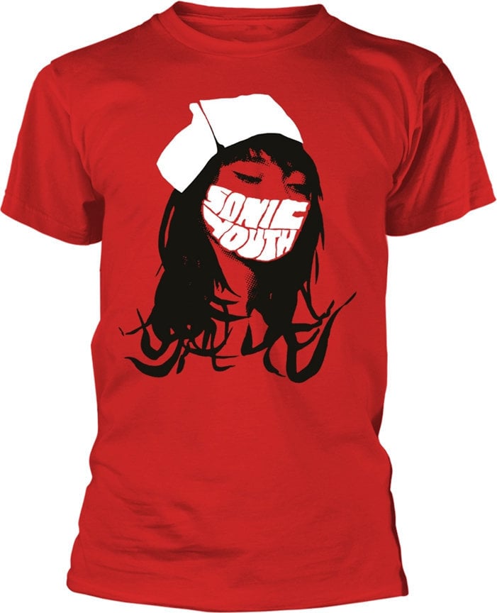 T-Shirt Sonic Youth T-Shirt Nurse Herren Red S