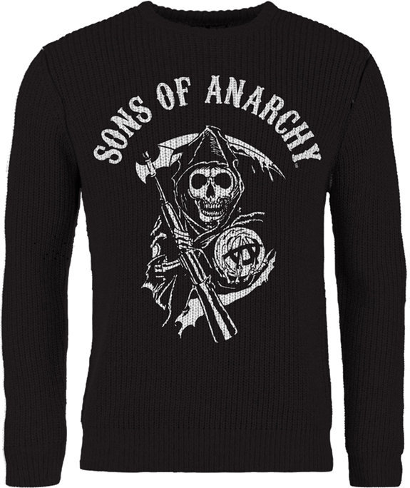 Majica Sons Of Anarchy Majica Skull Reaper Crna S