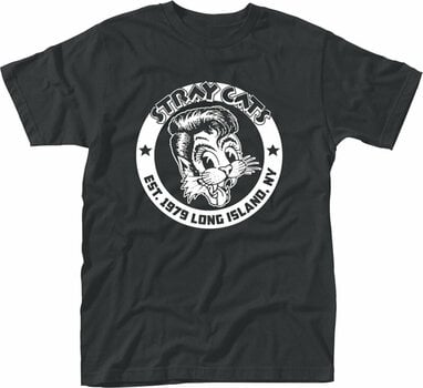 T-Shirt Stray Cats T-Shirt Est 1979 Black L - 1