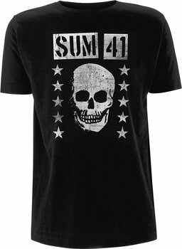 Camiseta de manga corta Sum 41 Camiseta de manga corta Grinning Skull Hombre Negro M - 1