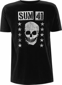 Camiseta de manga corta Sum 41 Camiseta de manga corta Grinning Skull Black L - 1