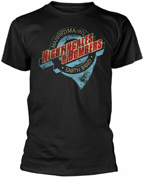Риза Manfred Mann's Earth Band Риза Nightingales & Bombers Мъжки Black S - 1