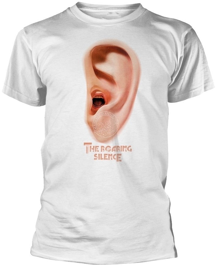 T-Shirt Manfred Mann's Earth Band T-Shirt The Roaring Silence White M