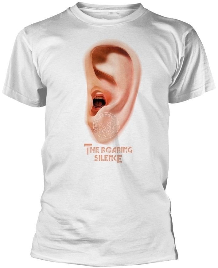 T-shirt Manfred Mann's Earth Band The Roaring Silence White 2XL T-shirt