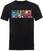 T-Shirt Marvel Comics Logo Character Infill Black S T-Shirt