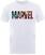 T-Shirt Marvel T-Shirt Comics Logo Character Infill Weiß 2XL
