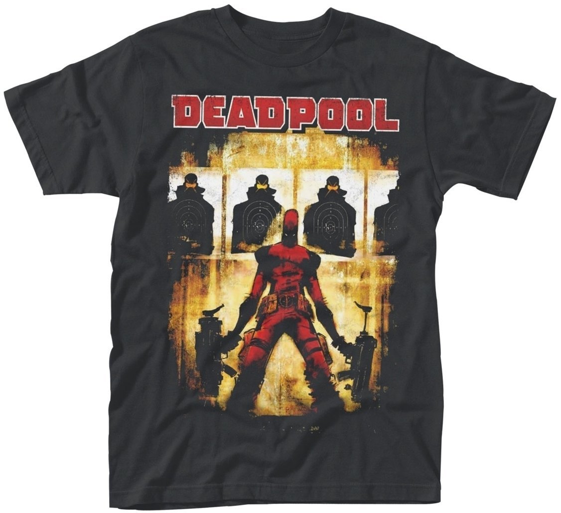 T-shirt Marvel Deadpool Target Practice Black M T-shirt